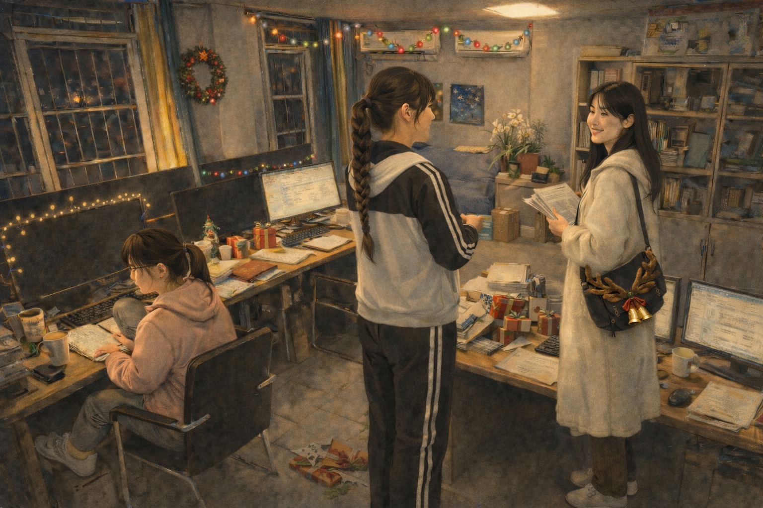 圣诞节安安静静的
